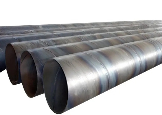 Gas Oil Pipeline Large Diameter Spiral Welded Steel Pipe 0.8 - 40mm Thickness