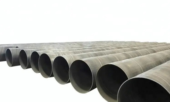 Hot Rolled Welded Spiral Steel Pipe 2m Diameter Spiral Metal Tube Erosion Resistant