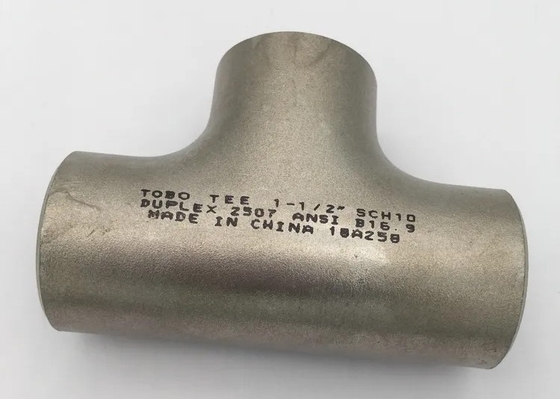 Asme 6 Inch Seamless Pipe Fittings 9000lbs Butt Weld Tee