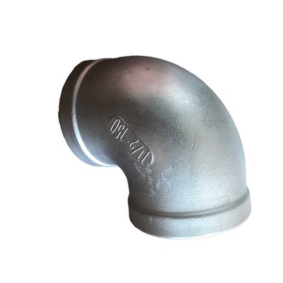 Water Pipe 1/2" Stainless Steel Pipe Fittings Supplier Lost Wax Cast Investment Casting
