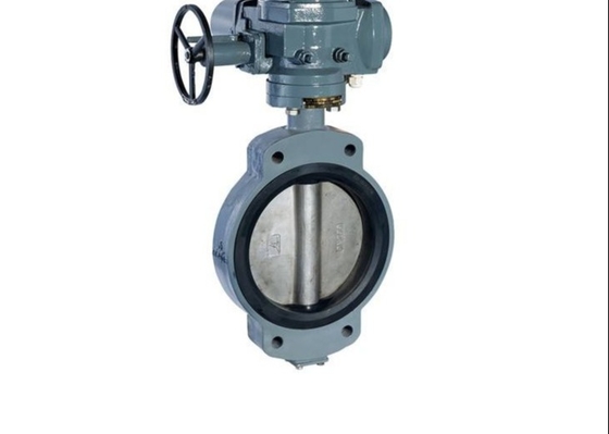 Ductile Iron 300LB Wafer Butterfly Valve Epdm With Gearbox